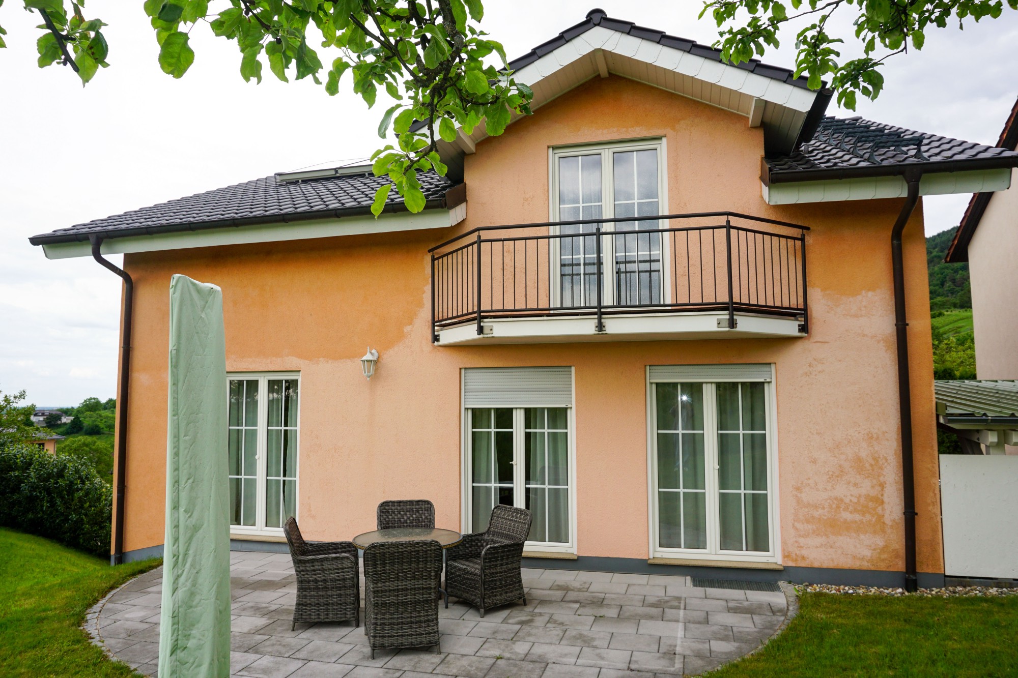 Blick zur Terrasse