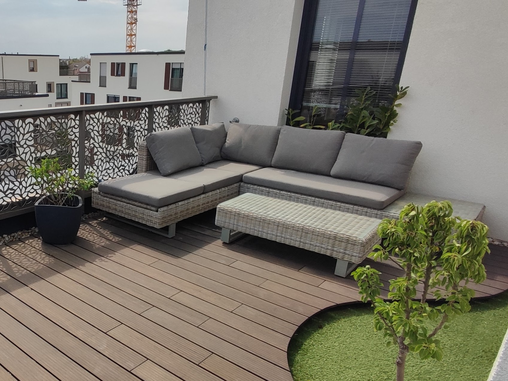Dachterrasse Sitzecke