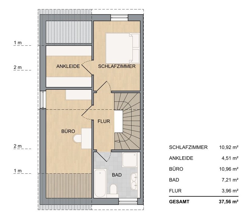 Grundriss DG - Variante 3
